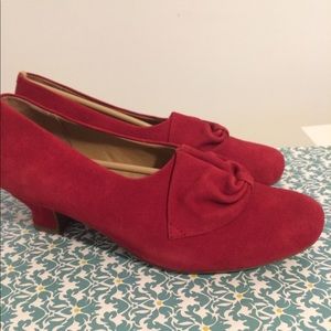 Donna2 Tango Red Suede heels